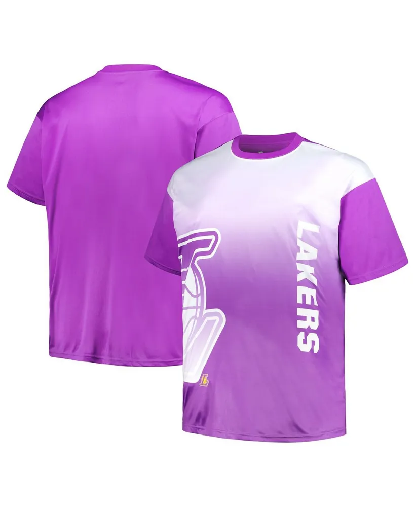Los Angeles Lakers Nike Courtside Splatter T-Shirt - Purple