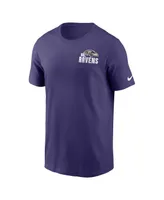 Men's Nike Purple Baltimore Ravens Blitz Essential T-shirt
