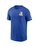 Men's Nike Royal Los Angeles Rams Blitz Essential T-shirt