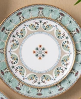 Noritake Serene Garden 4 Piece Salad Plates Set, 8.25", Service for 4