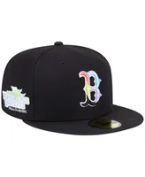 Men's New Era Black Boston Red Sox Multi-Color Pack 59FIFTY Fitted Hat