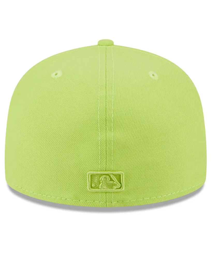 Men's New Era Neon Green San Francisco Giants 2023 Spring Color Basic 59FIFTY Fitted Hat