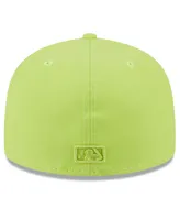 Men's New Era Neon Green San Francisco Giants 2023 Spring Color Basic 59FIFTY Fitted Hat