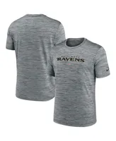 Men's Nike Gray Baltimore Ravens Velocity Performance T-shirt