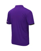 Men's Colosseum Purple Washington Huskies Big and Tall Santry Polo Shirt