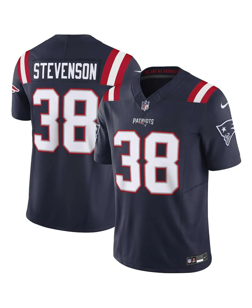 Men's Nike Rhamondre Stevenson Navy New England Patriots Vapor F.u.s.e. Limited Jersey