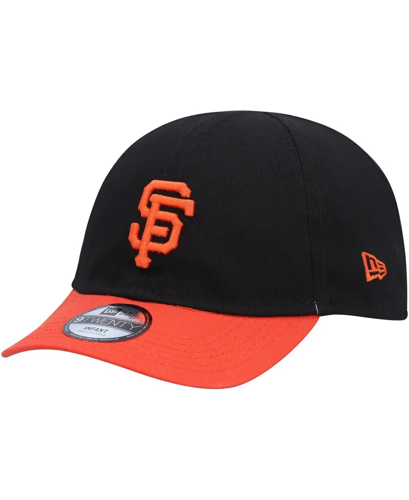 Infant Boys and Girls New Era Black San Francisco Giants Team Color My First 9TWENTY Flex Hat