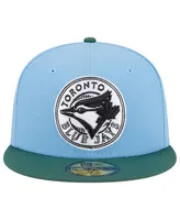 Men's New Era Sky Blue, Cilantro Toronto Blue Jays 40th Season Anniversary 59FIFTY Fitted Hat