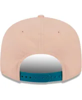 Men's New Era Pink San Francisco Giants Sky Aqua Undervisor 9FIFTY Snapback Hat