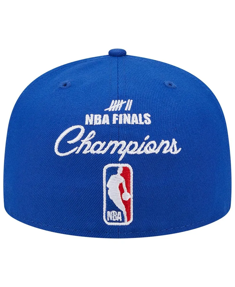 Men's New Era Royal Golden State Warriors Crown Champs 59FIFTY Fitted Hat