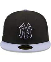 Men's New Era Black York Yankees Side Patch 59FIFTY Fitted Hat