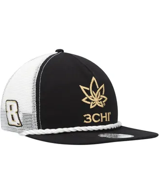 Men's New Era Black Kyle Busch 3Chi Golfer Snapback Hat