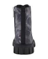 Dkny Big Girls Carrie Side Zipper Moto Shine Boots