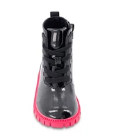 Dkny Toddler Girls Carrie Combat Zipper Closure Lace-Up Boots