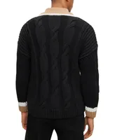 Boss by Hugo Boss Men's Cotton-Blend V-Neck Sweater