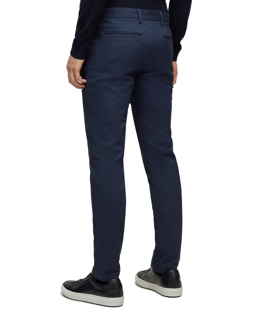 Boss by Hugo Boss Men's Two-Tone Stretch Slim-Fit Chinos