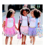 Sweet Wink Little and Big Girls Hello First Grade Short Sleeve T-Shirt