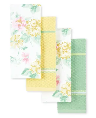 Martha Stewart Amber Floral Kitchen Towel Set -Pack