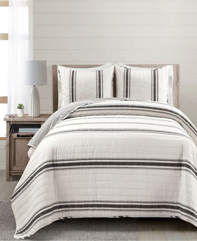 Hawthorn Striped Cotton Comforter