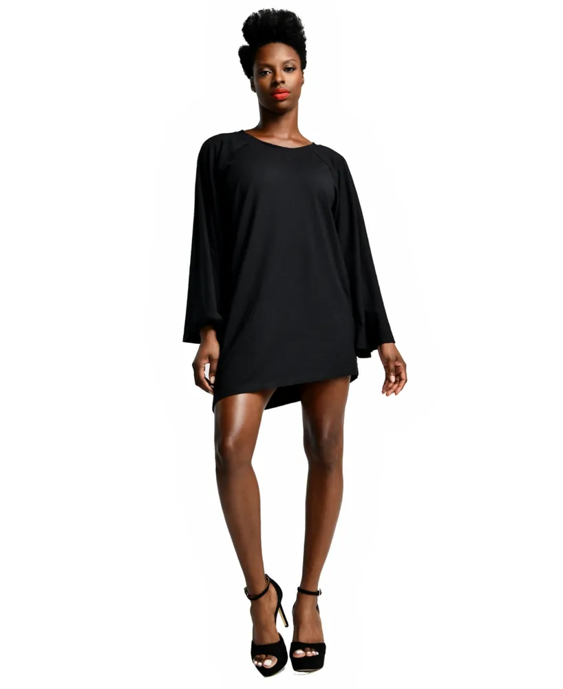 Dai Moda Plus Kitty Asymmetric Tshirt Dress