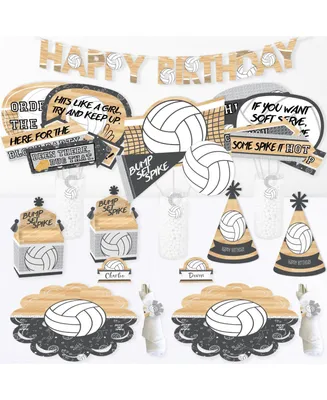 Bump, Set, Spike Volleyball Happy Birthday Party Ready to Party Pack 8 Guests