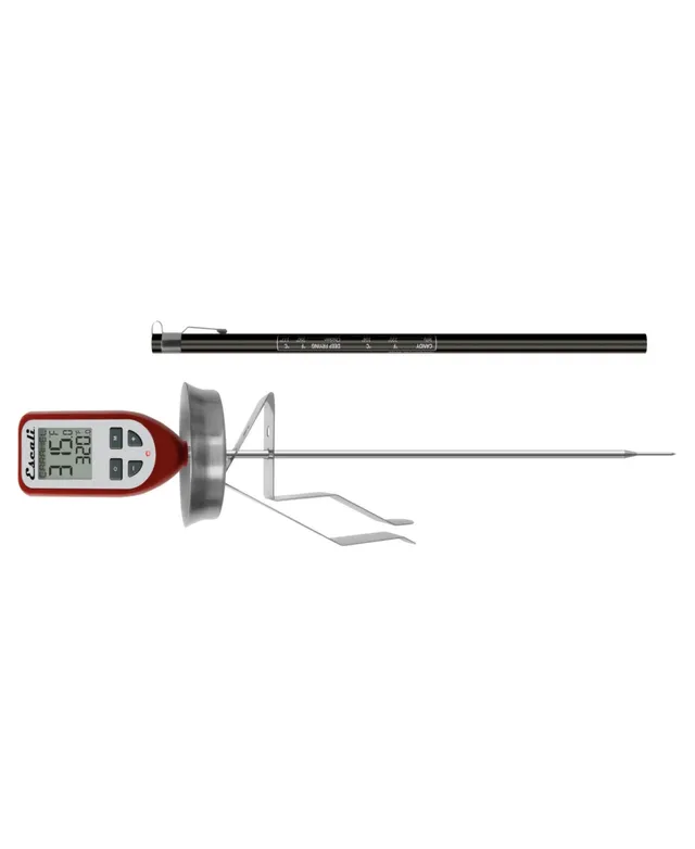 Escali DHC1 Digital Deep Fry Thermometer and Candy Thermometer with Pot  Clip and Oil Temperature Gauge for Frying