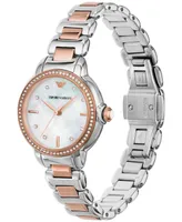 Emporio Armani Women's Two-Tone Stainless Steel Bracelet Watch 32mm