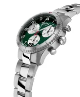 Alpina Men's Swiss Chronograph Startimer Stainless Steel Strap Bracelet Watch 41mm - Silver