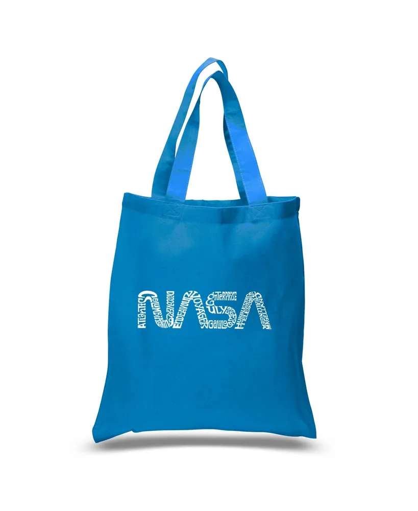 Nasa Worm - Small Word Art Tote Bag