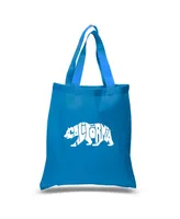 California Bear - Small Word Art Tote Bag