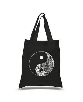 Yin Yang - Small Word Art Tote Bag