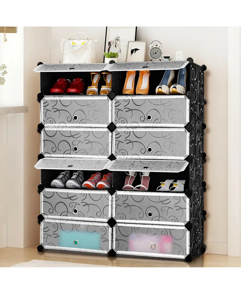 Neatfreak Vertical 12-Cubby Shoe Storage Organizer