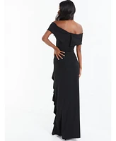 Quiz Women's Off The Shoulder Maxi Dress