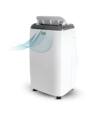Black & Decker Black+Decker 8,000 Btu Sacc/Cec (12,000 Btu Ashrae) Portable Air Conditioner with Heat and Remote Control, White