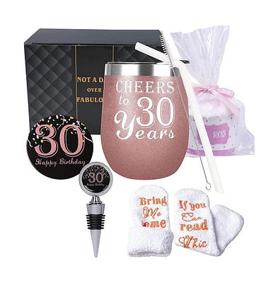 Meant2tobe 30th Birthday Gifts for Women, 30 Years Old Presents, Dirty 30 Gift Ideas, Celebratory Items for 30 Year Old Woman, Memorable and Unique 30