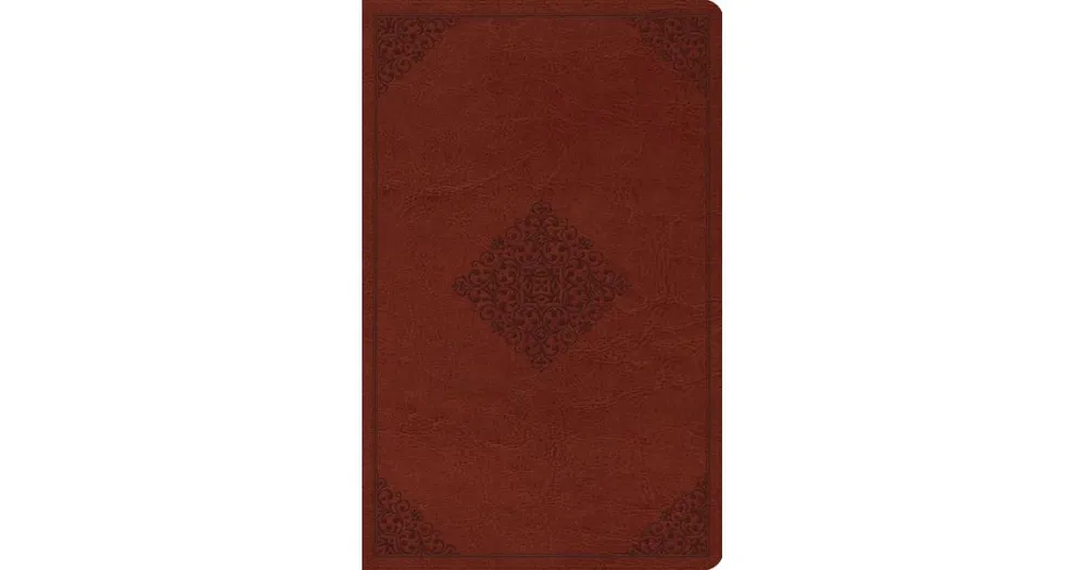 Esv Large Print Value Thinline Bible (TruTone, Tan, Ornament Design) by Crossway