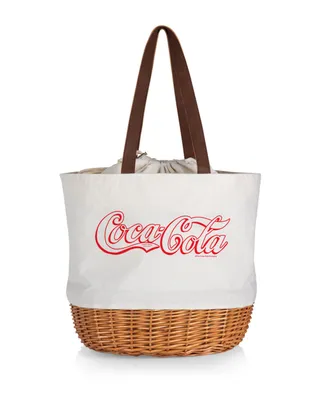 Coca-Cola Coronado Canvas and Willow Basket Tote