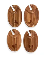 Disney's Mickey Mouse Wine Appetizer Plate Set of 4