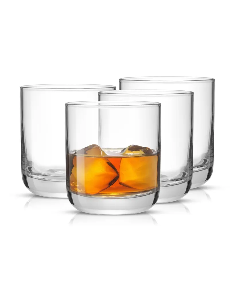 JoyJolt Nova Short Whiskey Glasses Set - Set of 4