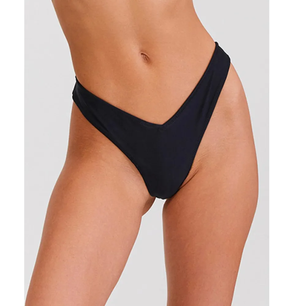 Sunkissed Le Sporty V-front Bikini Bottom In Blue