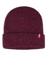 Levi's Men's Speckled Donegal Rib Knit Cuffed Beanie