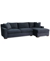 Marristin 121" 2-Pc. Fabric Chaise Sectional, Created for Macy's