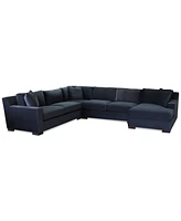 Marristin 148" 4-Pc. Fabric Chaise Sectional, Created for Macy's