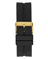 Guess Men's Multi-Function Black Silicone Watch 42mm