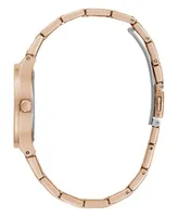 Guess Women's Analog Rose Gold-Tone Stainless Steel Watch 32mm - Rose Gold