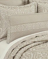 J Queen New York Lazlo Bolster Decorative Pillow, 15" x 52"