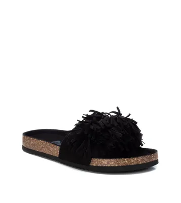 Women's Suede Flat Sandals By Xti