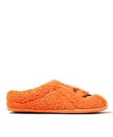 Dearfoams Men's Unisex Jack-o-Lantern Halloween Pumpkin Slipper