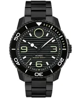 Movado Men's Bold Titanium Sport Swiss Quartz Ionic Plated Black Titanium Watch 45mm