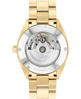 Movado Men's Datron Swiss Auto Ionic Plated Gold Steel Watch 40mm - Gold